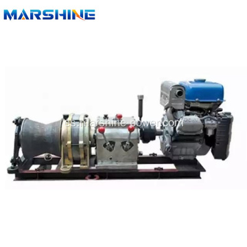 8ton Single Drum Gasoline Engine Winch alimentado por